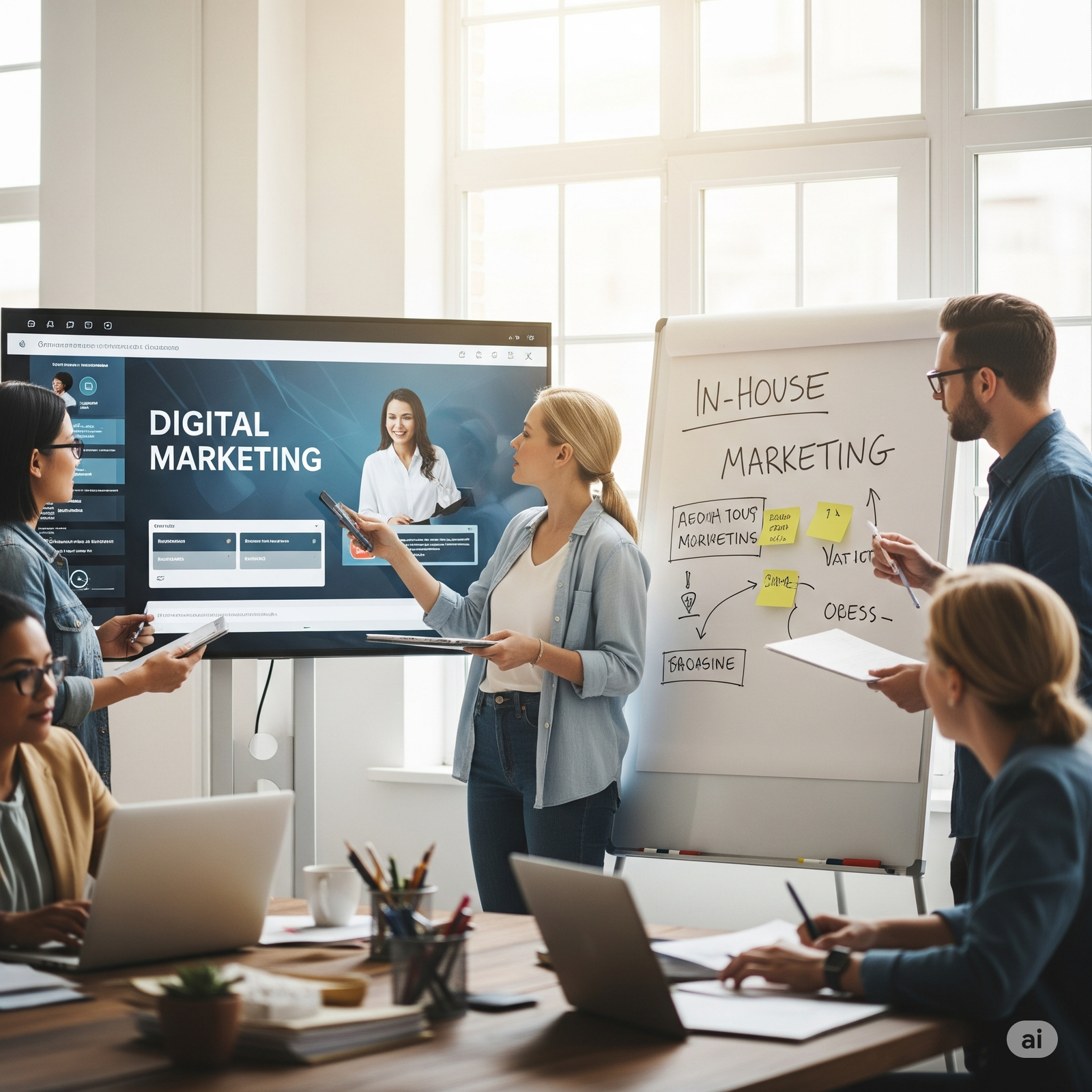 Digital Marketing and In-House Marketing